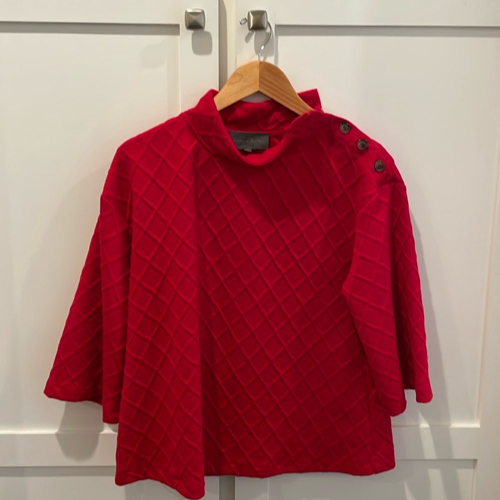 Women’s fuschia pullover sweater size M. Purchased from Anthropologie